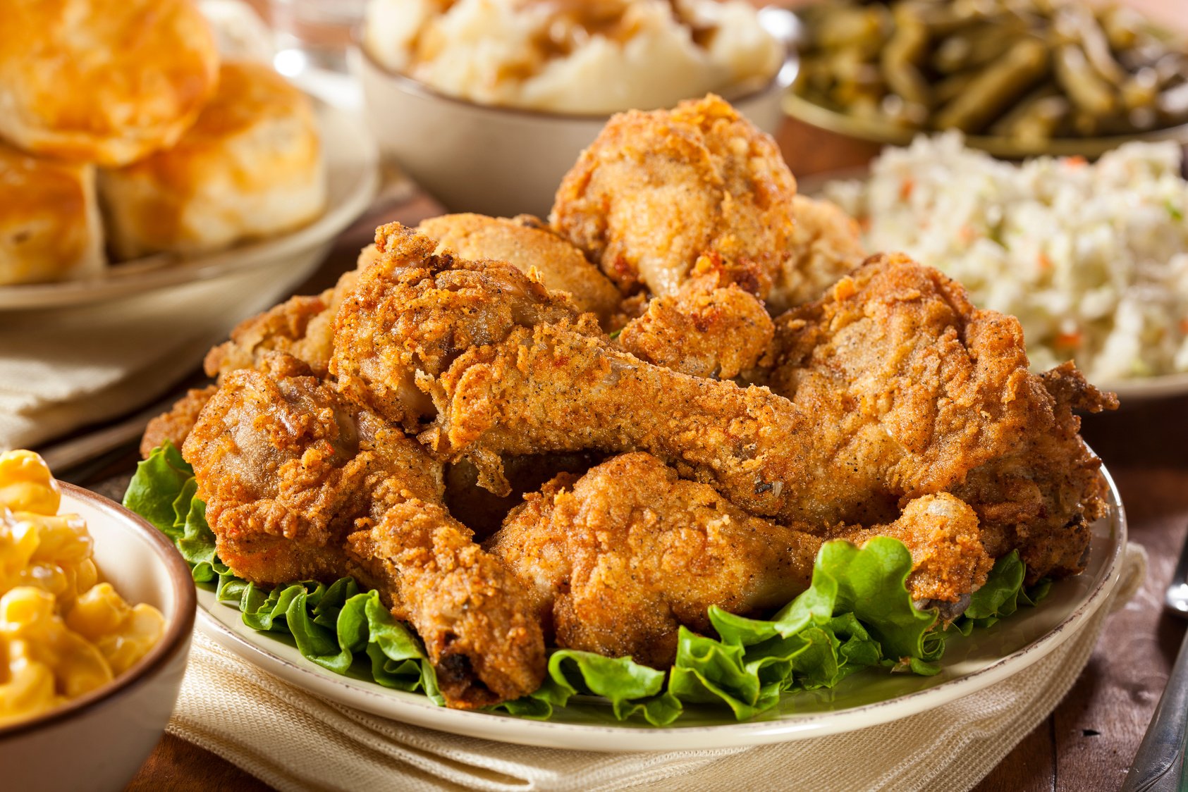 Homemade Southern Fried Chicken